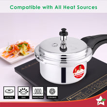 Load image into Gallery viewer, Ultima Induction Base 2L Aluminium Pressure Cooker With Outer Lid