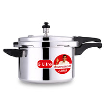 Load image into Gallery viewer, Ultima Induction Base 5L Aluminium Pressure Cooker With Outer Lid