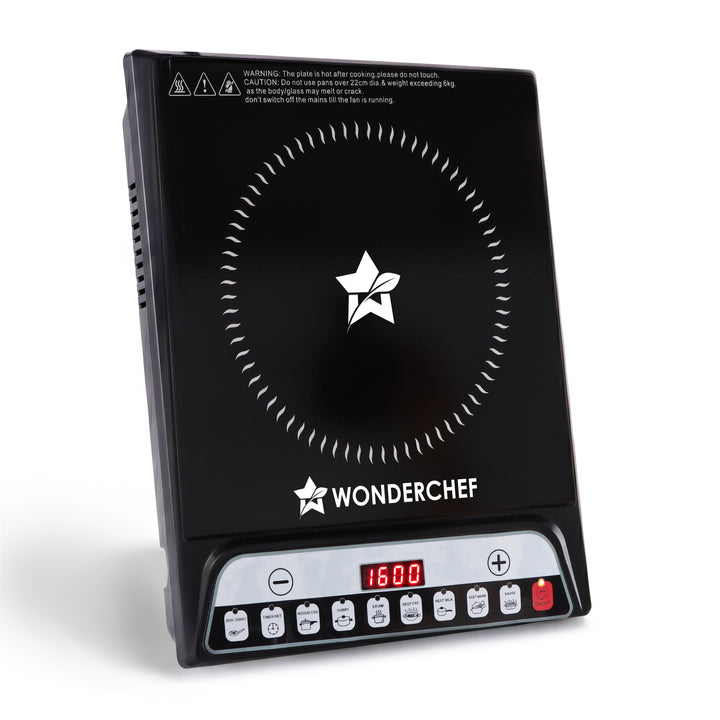Vista Induction Electric Cooktop with Crystal Glass for Kitchens, 1600