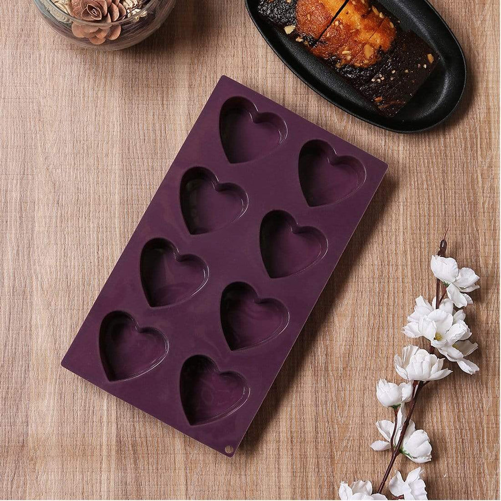 Platinum Silicone Heart Cake Mould Wonderchef Ind