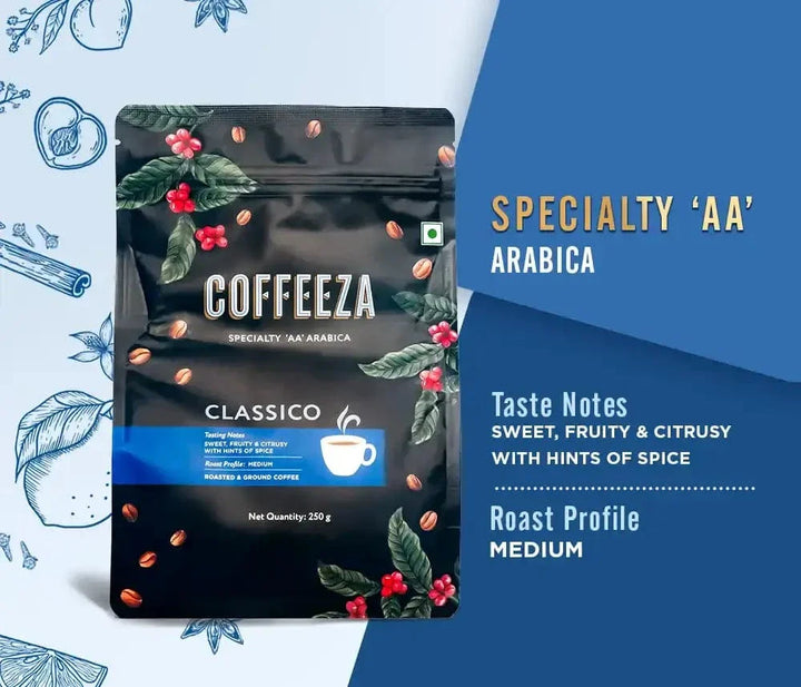 Coffeeza Classico 100% Arabica Ground Coffee nespresso compatible