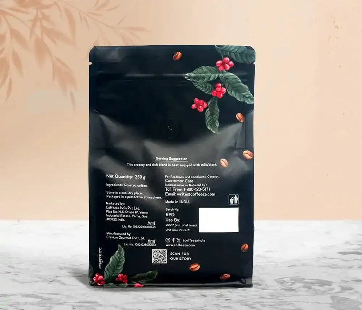 Coffeeza Cremoso Specialty "AA" Ground Coffee nespresso compatible