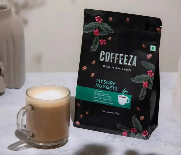 Coffeeza Mysore Nuggets Ground Coffee - Specialty Coffee nespresso compatible