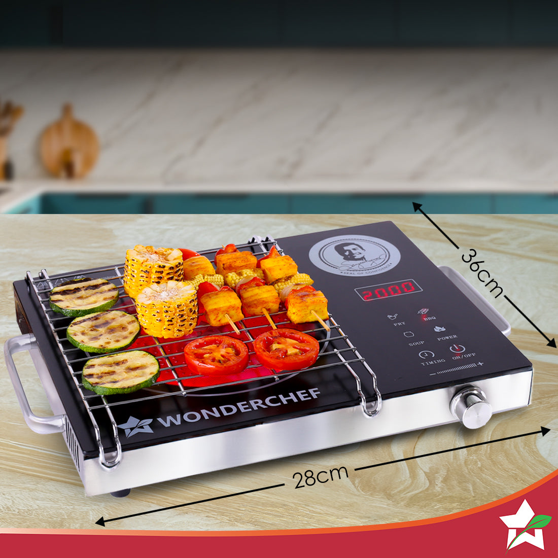 Easy Cook Infrared Cooktop | 2200 Watt Induction Cooktop | LED Digital