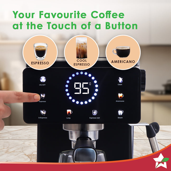 Wonderchef Rinaldi 20 Bar Espresso Coffee Machine