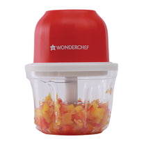 Load image into Gallery viewer, Zippy Rechargeable Wireless Electric Cordless Chopper, Stainless Steel Blades, One Touch Operation, 10 Seconds Chopping, Mincing Vegetable, Meat - 350 ML, 30 Watts, 1 Year Warranty