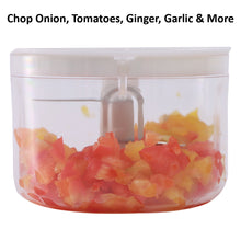 Load image into Gallery viewer, Zippy Rechargeable Wireless Electric Cordless Chopper, Stainless Steel Blades, One Touch Operation, 10 Seconds Chopping, Mincing Vegetable, Meat - 250 ML, 30 Watts, 1 Year Warranty