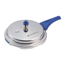Load image into Gallery viewer, Nigella Induction Base 1.5L Stainless Steel Pressure Cooker with Outer Lid Blue