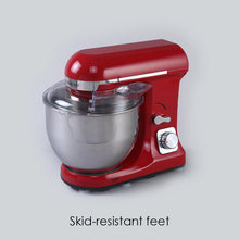 Load image into Gallery viewer, Crimson Edge Die-Cast Metal Kitchen Stand Mixer and Beater with 6 Speed Settings | 1000W Powerful Copper Motor | 5L SS Bowl | Whisking Cone, Mixing Beater, Dough Hook Attachments &amp; Splash Guard | For Home Cooks &amp; Professional Bakers| 2 Years Warranty| Red