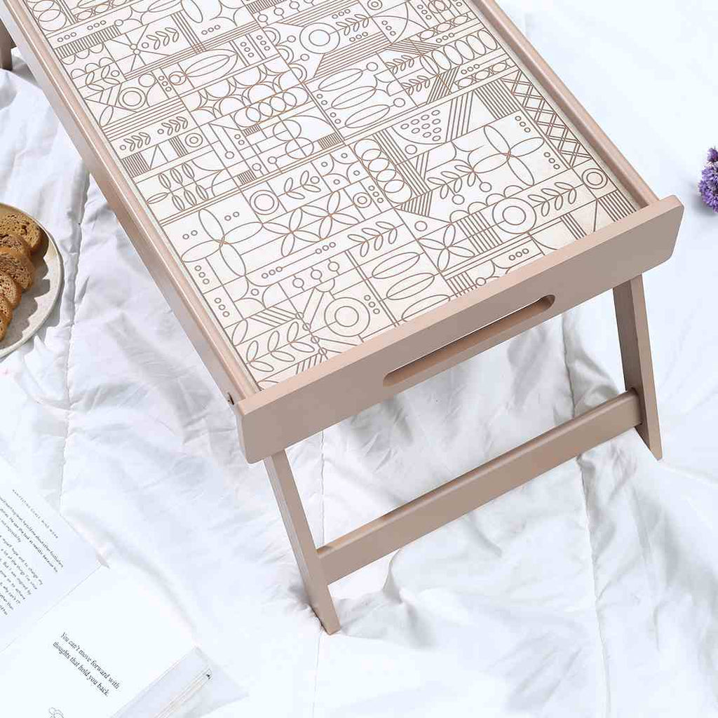 Casablanca Bed Tray Geometric Pattern