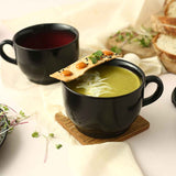 Teramo Red Glaze Soup Mug Set of 2