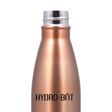 Load image into Gallery viewer, Hydro-Bot, 500ml, Stainless Steel Single Wall Water Bottle, Light Weight, Spill and Leak Proof, Brown, 2 Years Warranty