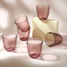 Load image into Gallery viewer, Bormioli Water Glass - Rose - 290 ML - Set of 6