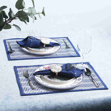 Load image into Gallery viewer, Como Table mats - Blue (Set of 6)