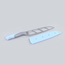 Load image into Gallery viewer, 8&quot; Easy Slice Knife (Blue) and 6&quot; Easy Slice Knife (Green)