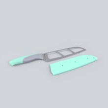 Load image into Gallery viewer, 6&quot; Easy Slice Knife (Green) and 4&quot; Easy Slice Knife (Yellow)