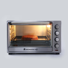 Load image into Gallery viewer, Oven Toaster Griller (OTG) - 60 Litres, Stainless Steel – with Rotisserie, Auto-shut off, heat-resistant tempered glass, 6-stage heat selection