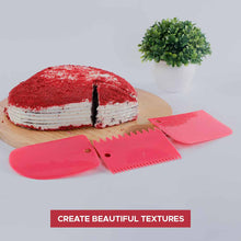 Load image into Gallery viewer, Ambrosia Cake Scrapers (3-in-1)- Pink
