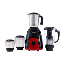 Load image into Gallery viewer, Ruby Mixer Grinder 750 W With 4 Stainless Steel Jars And Anti-Rust Stainless Steel Blades, Ergonomic Handles, 5 Years Warranty On Motor