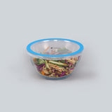Ment Borosilicate Glass Mixing Bowl With Lid 1050ml