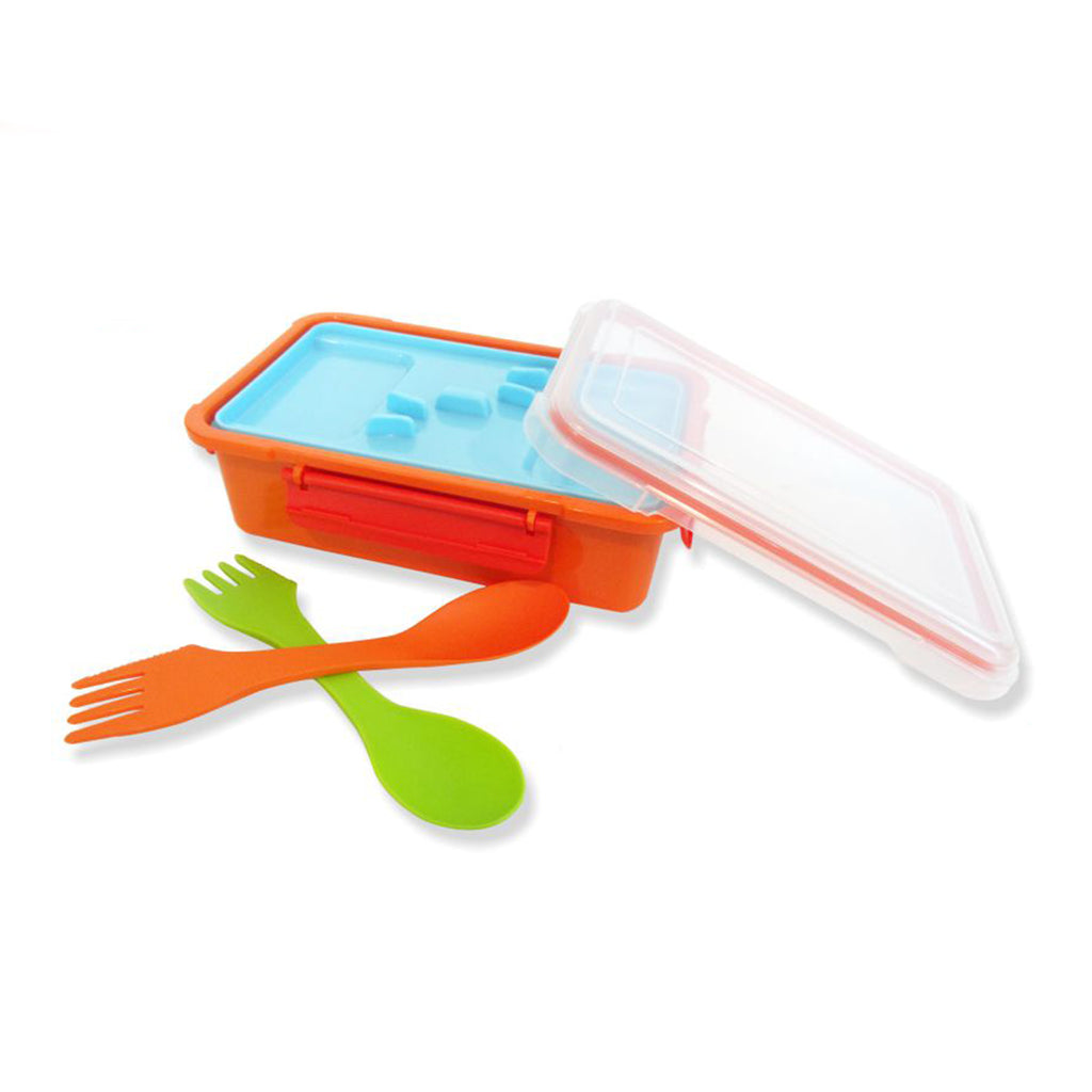lockit Lunch Box with Cutlery Set