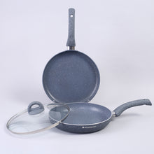 Load image into Gallery viewer, Granite 3 Pc Cookware Set with Lid, Non Stick, 2 Years Warranty