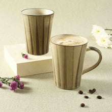Load image into Gallery viewer, Teramo Brown Coffee Mug set of 2