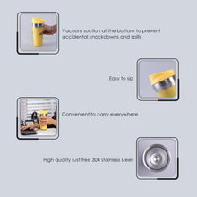 Load image into Gallery viewer, Wonderchef Safe Bot, Stainless Steel - 380ML - Yellow