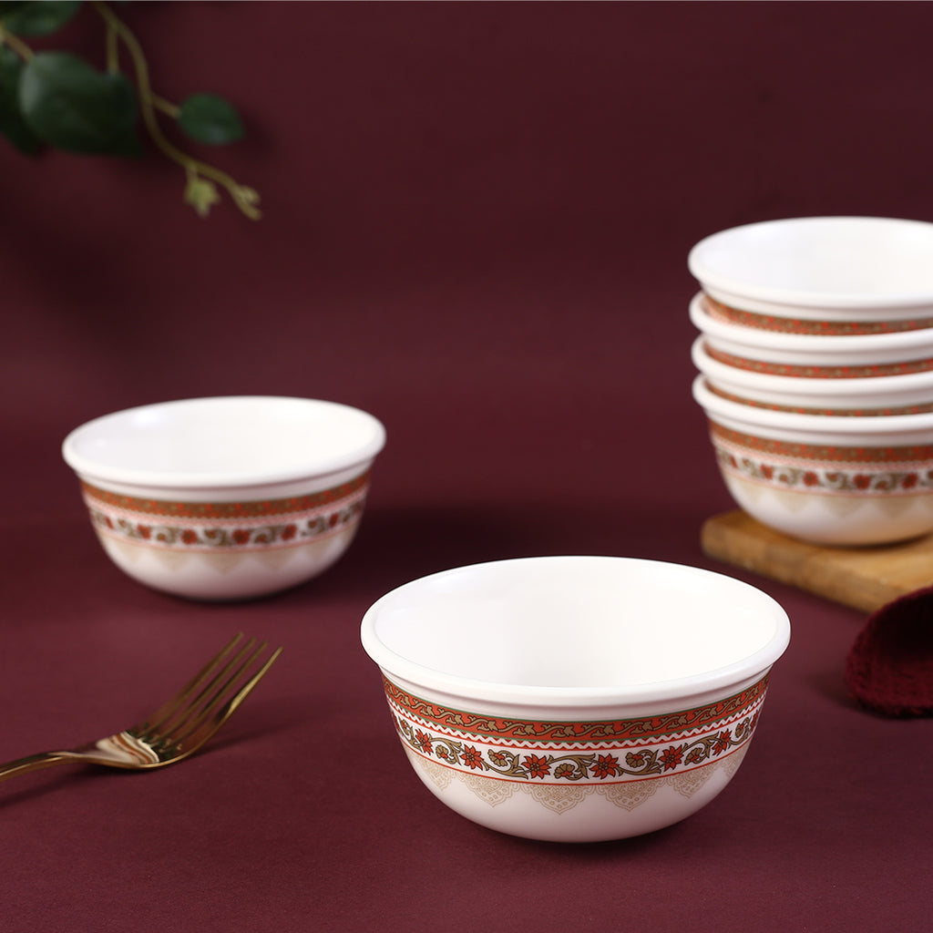 Venice Veg bowl - Royal Red (Set of 6)