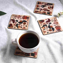 Load image into Gallery viewer, Casablanca Coaster Abstract Pattern - Set of 6 pcs