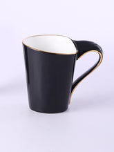 Load image into Gallery viewer, Sicilia Solid Black Mugs 190 ml Set of 2