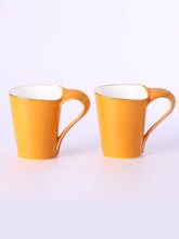 Load image into Gallery viewer, Sicilia Solid Yellow Mugs 190 ml Set of 2