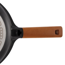 Load image into Gallery viewer, Caesar 20 cm Non-Stick Fry Pan | Induction Bottom | Wooden Handle | Die-Cast Aluminium | Frying Pan Non Stick | 1L | 5mm | 5 Years Warranty | Black