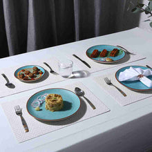 Load image into Gallery viewer, Valentina Reversible Chevron &amp; Textured Placemat Set of 6