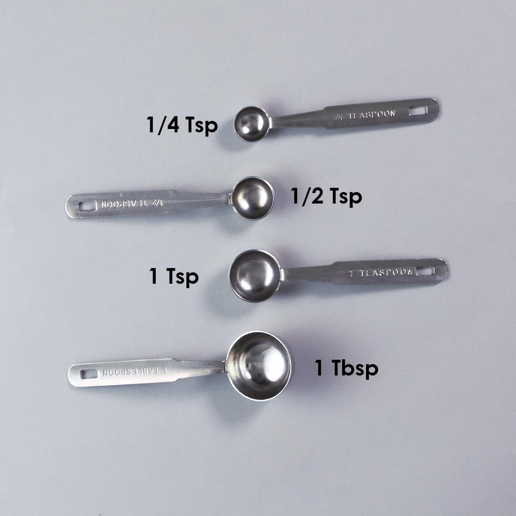 Ambrosia Stainless Steel Measuring Spoons – Set of 4
