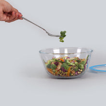 Load image into Gallery viewer, Ment Borosilicate Glass Mixing Bowl With Lid 1050ml