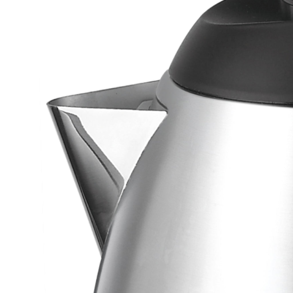 Prato Automatic Stainless Steel Cordless Electric Kettle, 1.2 Litres, Built-in Metal Filter, 304 Stainless Steel Interior, Ergonomic Handle Design, 1000W, 2 Years Warranty