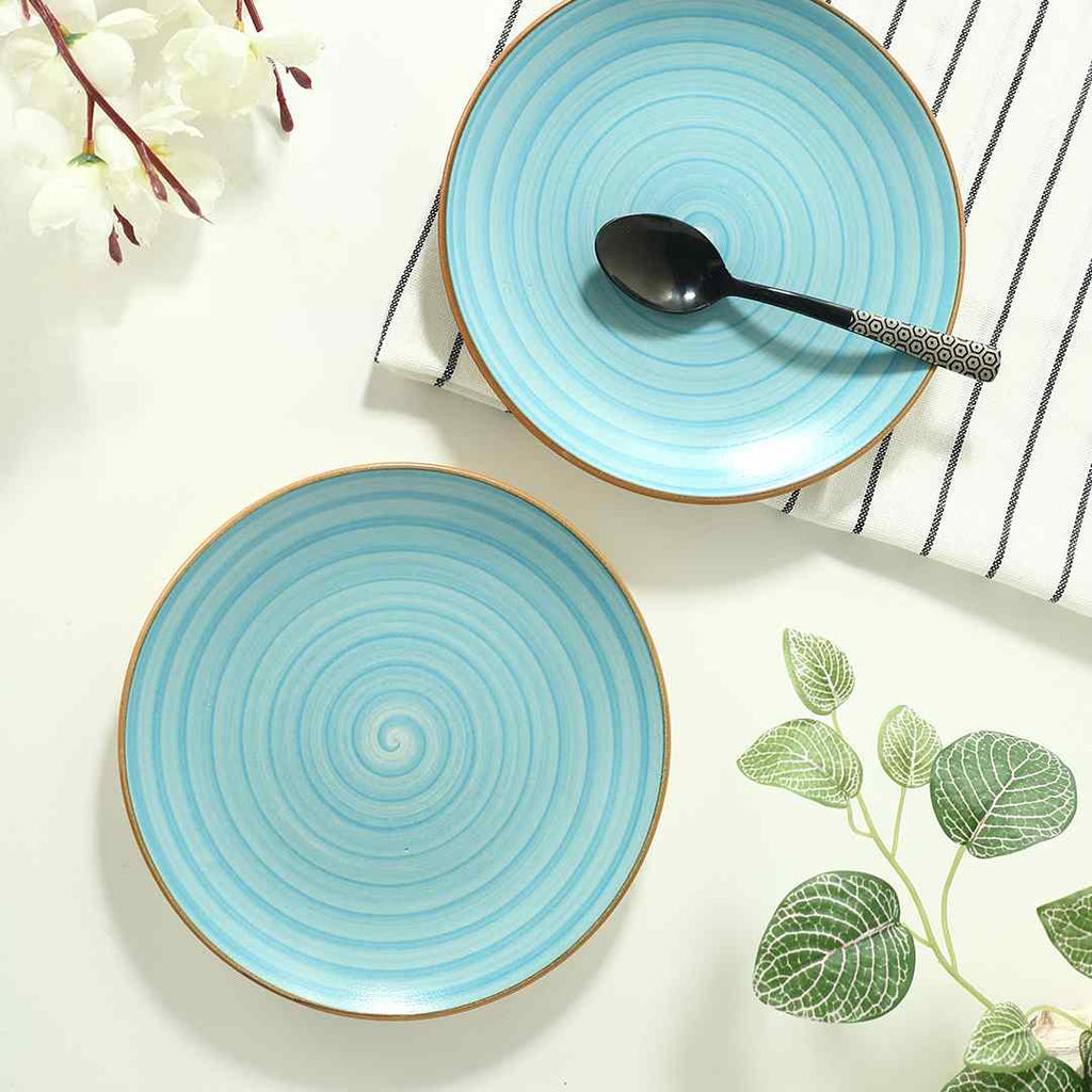 Teramo Dinner Plate Blue Set of 2