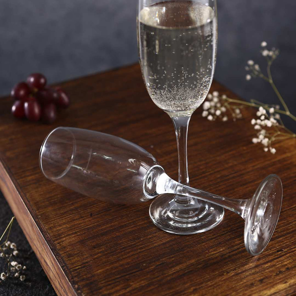 Modena Champagne Flute Glass 190 Ml (Set Of 6)