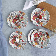 Load image into Gallery viewer, Venice 7&quot; Quarter Plate - Red (Set of 6)