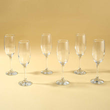 Load image into Gallery viewer, Modena Champagne Flute Glass 190 Ml (Set Of 6)