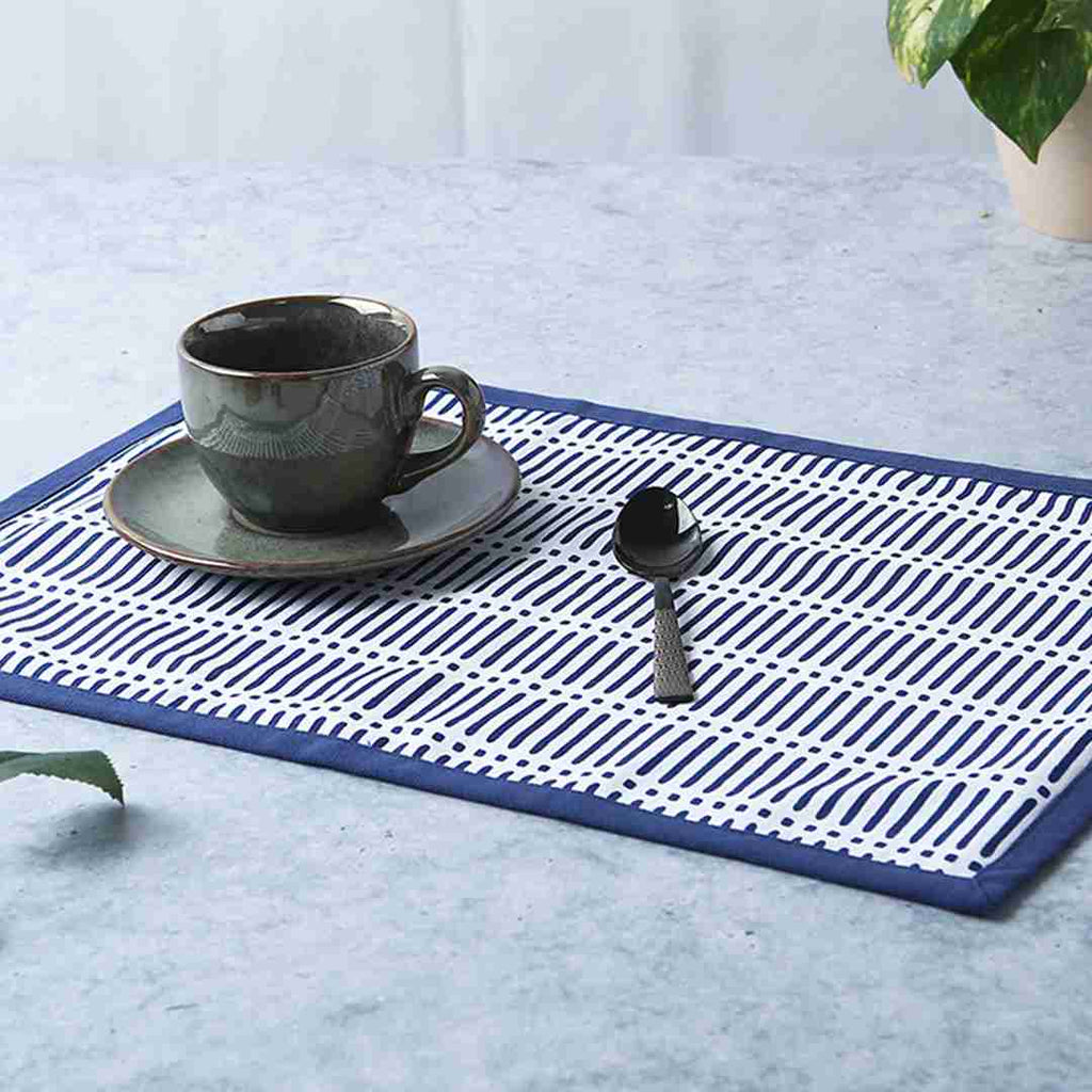 Como Table mats - Blue (Set of 6)