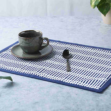 Load image into Gallery viewer, Como Table mats - Blue (Set of 6)