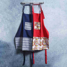 Load image into Gallery viewer, Como Apron with floral print - Red