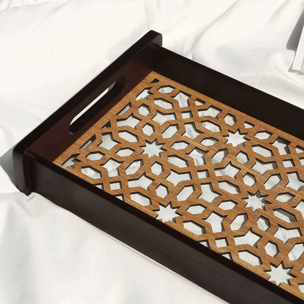 Casablanca Ornamental Tile Glass Tray -Small