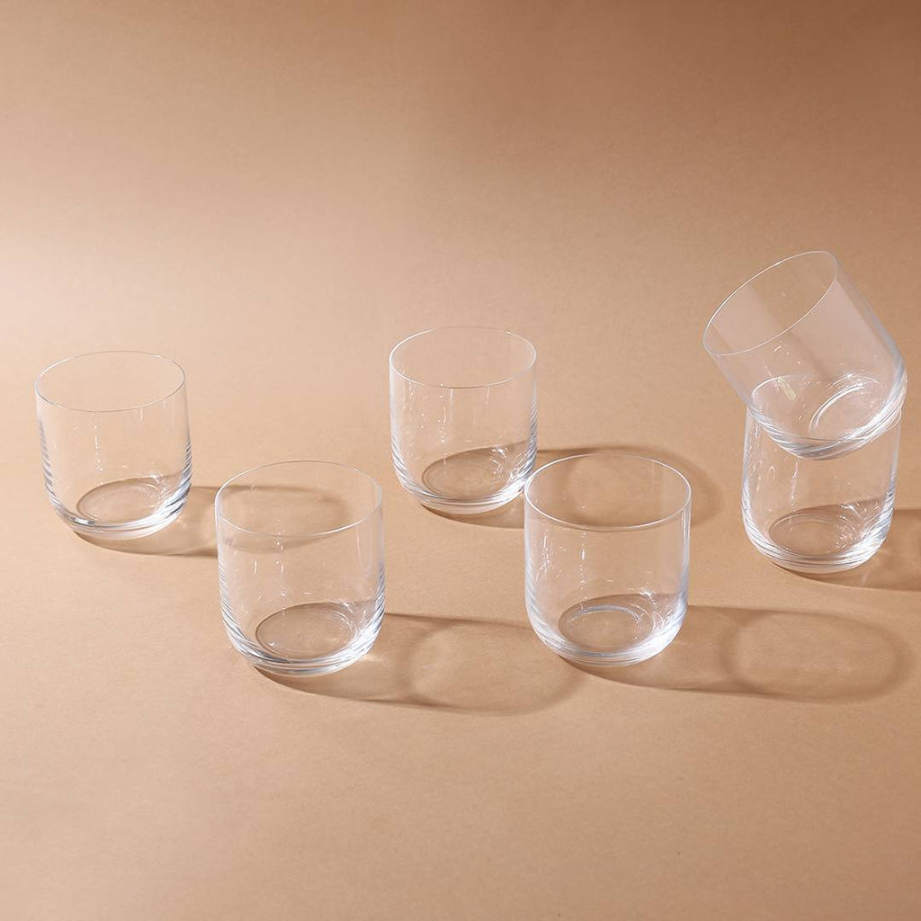 Modena Whiskey Glass 330 ml (Set of 6) - Rounded Base design