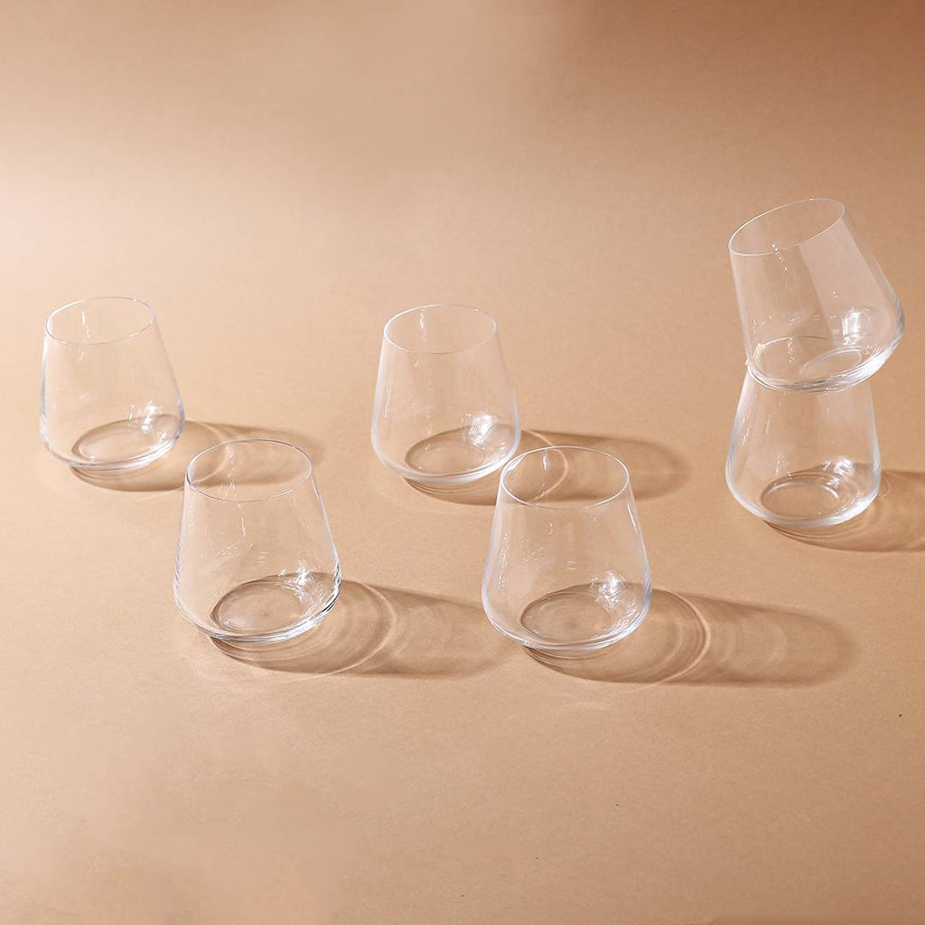 Modena Whiskey Tumbler Glass 290 ml (Set of 6)