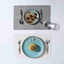 Load image into Gallery viewer, Valentina Reversible Chevron &amp; Textured Placemat Set of 6