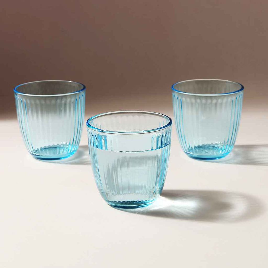 Bormioli Water Glass - Blue - 290 ML - Set of 6