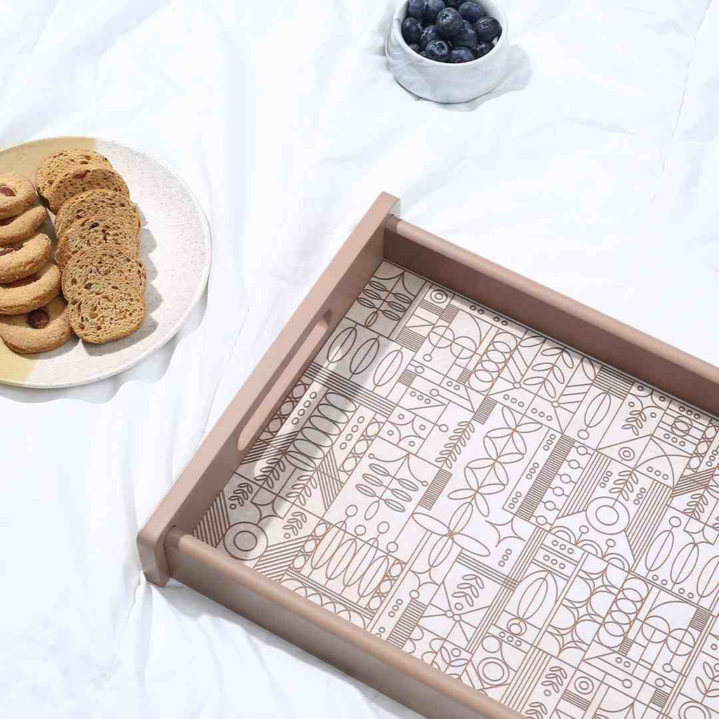 Casablanca Tray Geometric Pattern - Medium